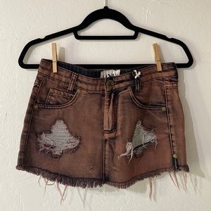 One teaspoon orginal mini skirt
